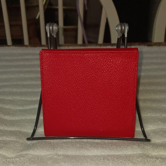 Nina Ricci Red Wallet with snap closure - Picture 3 of 15